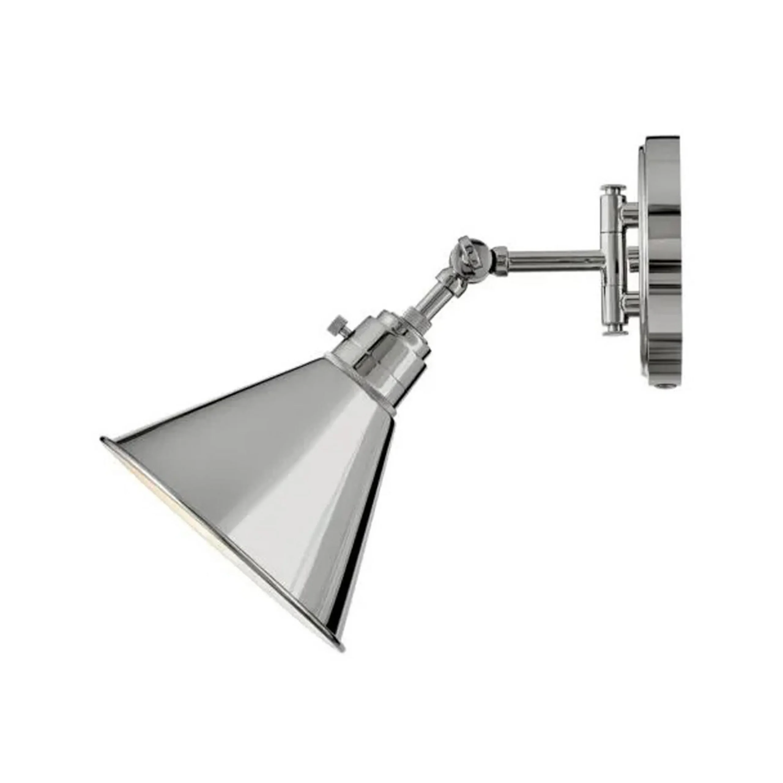 Cyrus Swing Arm Sconce - Metal Shade