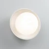 Delphi Ceramic Sconce - Bisque