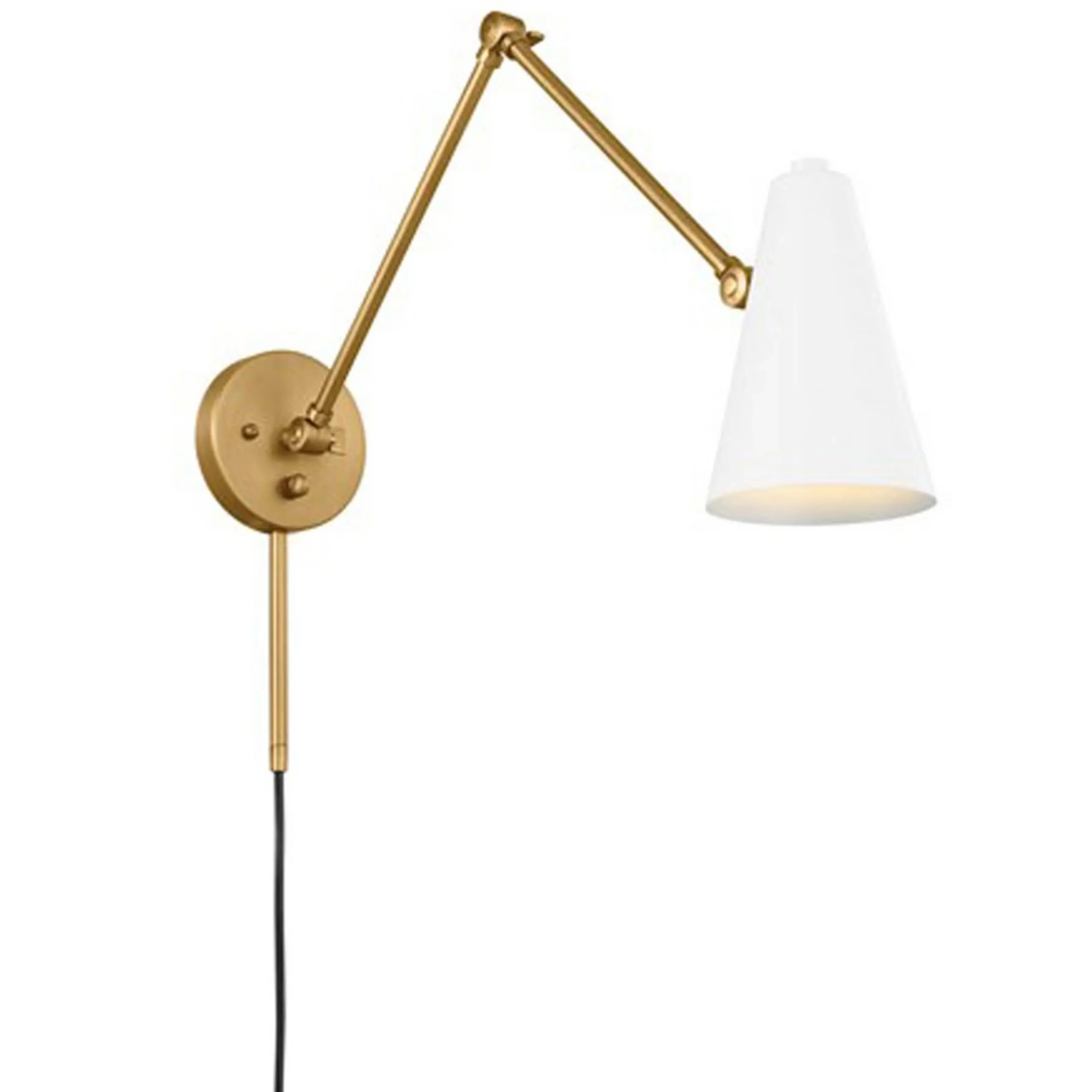 Desai Arched Swing Arm Sconce