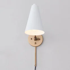 Desai Straight Swing Arm Sconce