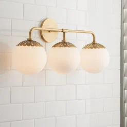 Dewdrop Globe Vanity Light - 3 light