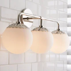 Dewdrop Globe Vanity Light - 3 light