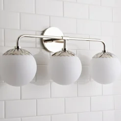 Dewdrop Globe Vanity Light - 3 light