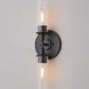 Double Bullet Glass Sconce