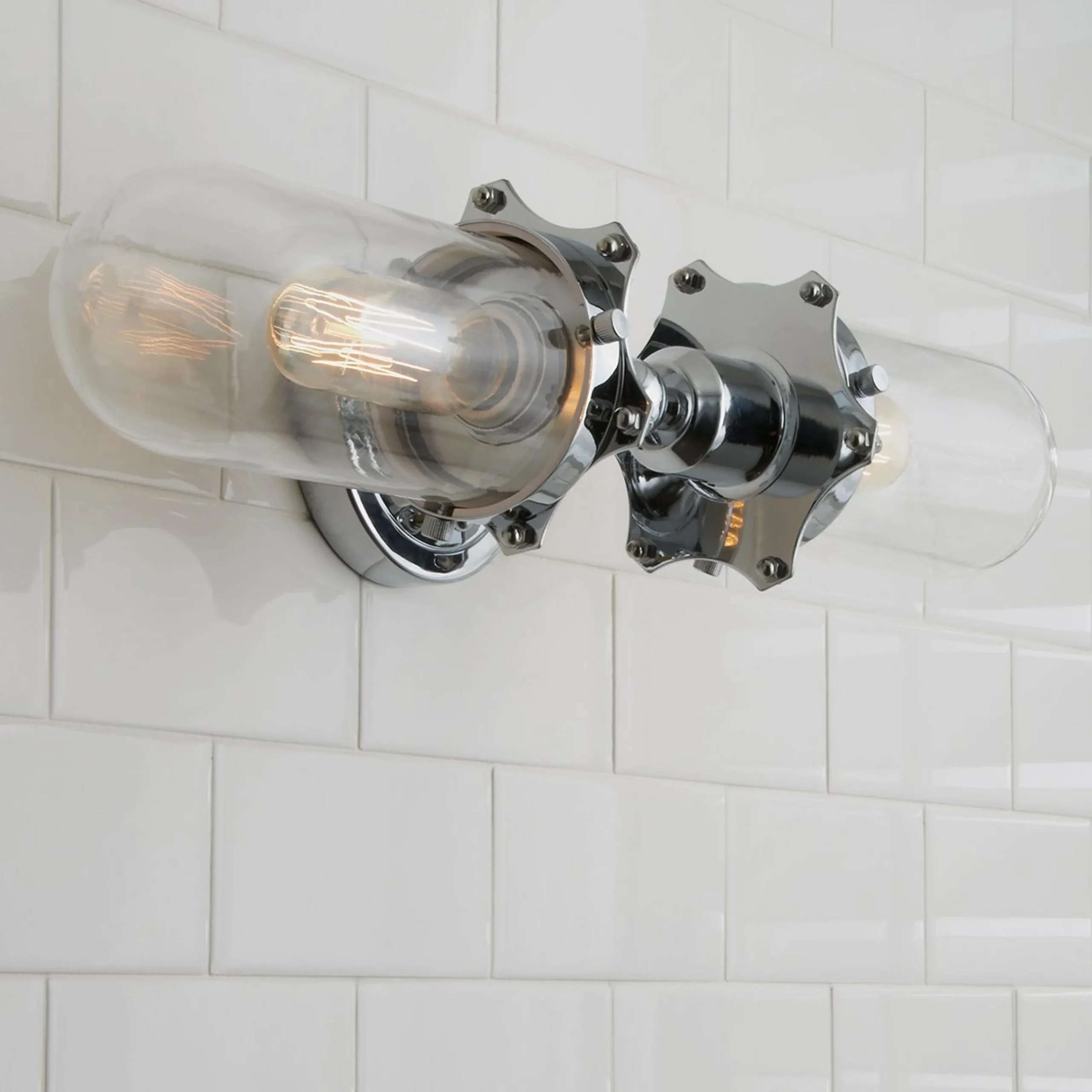 Double Bullet Sconce - Small