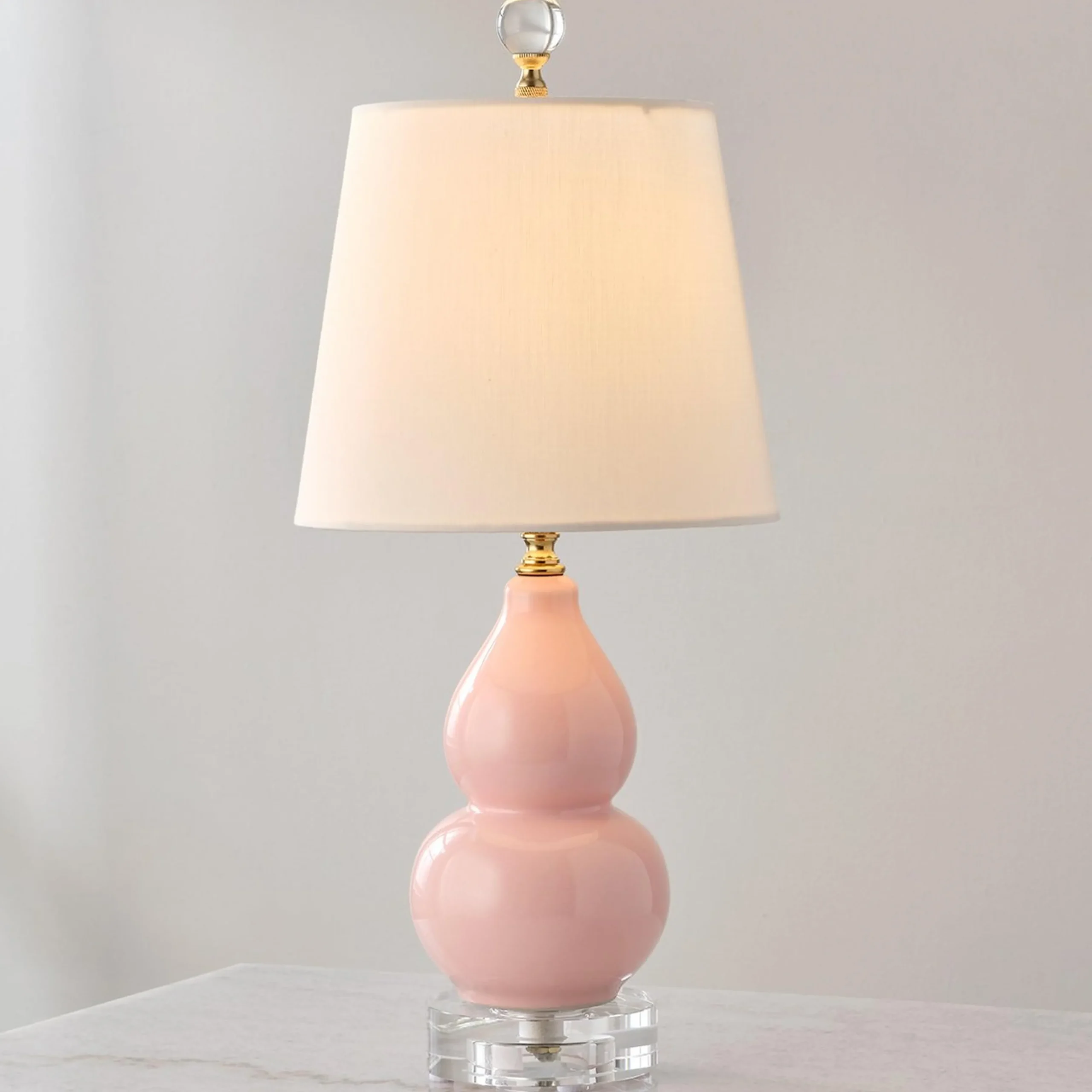 Double Gourd Lamp - Clear Base