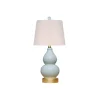 Double Gourd Lamp - Gold Leaf Base