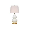 Double Gourd Lamp - Gold Leaf Base