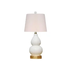 Double Gourd Lamp - Gold Leaf Base