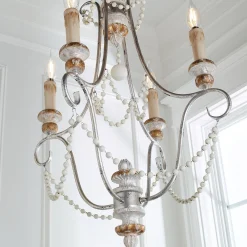 Draped Boho Glam Chandelier - 4 Light