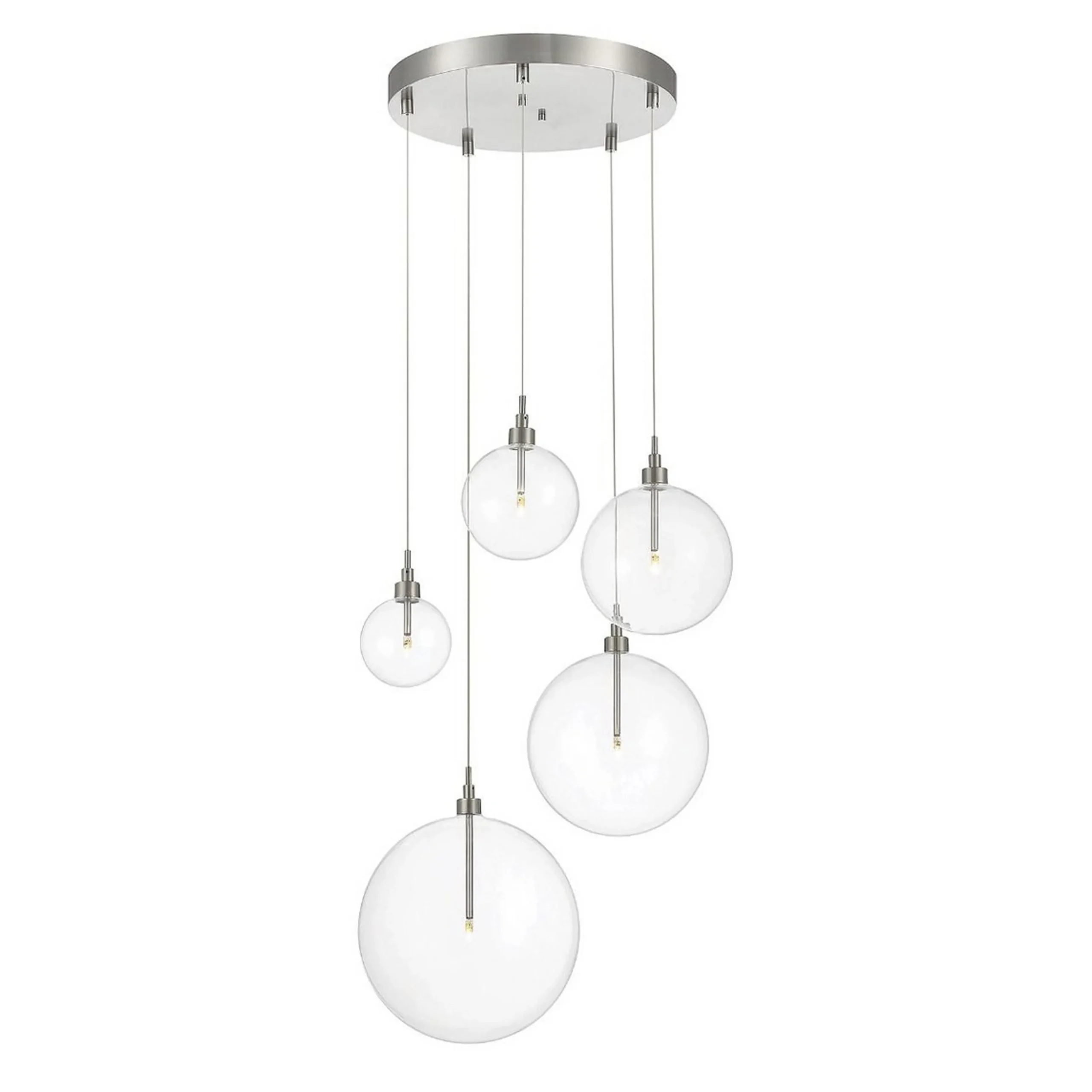 Dream Bubble Hand-Blown Globe Chandelier - Cluster