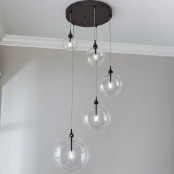 Dream Bubble Hand-Blown Globe Chandelier - Cluster