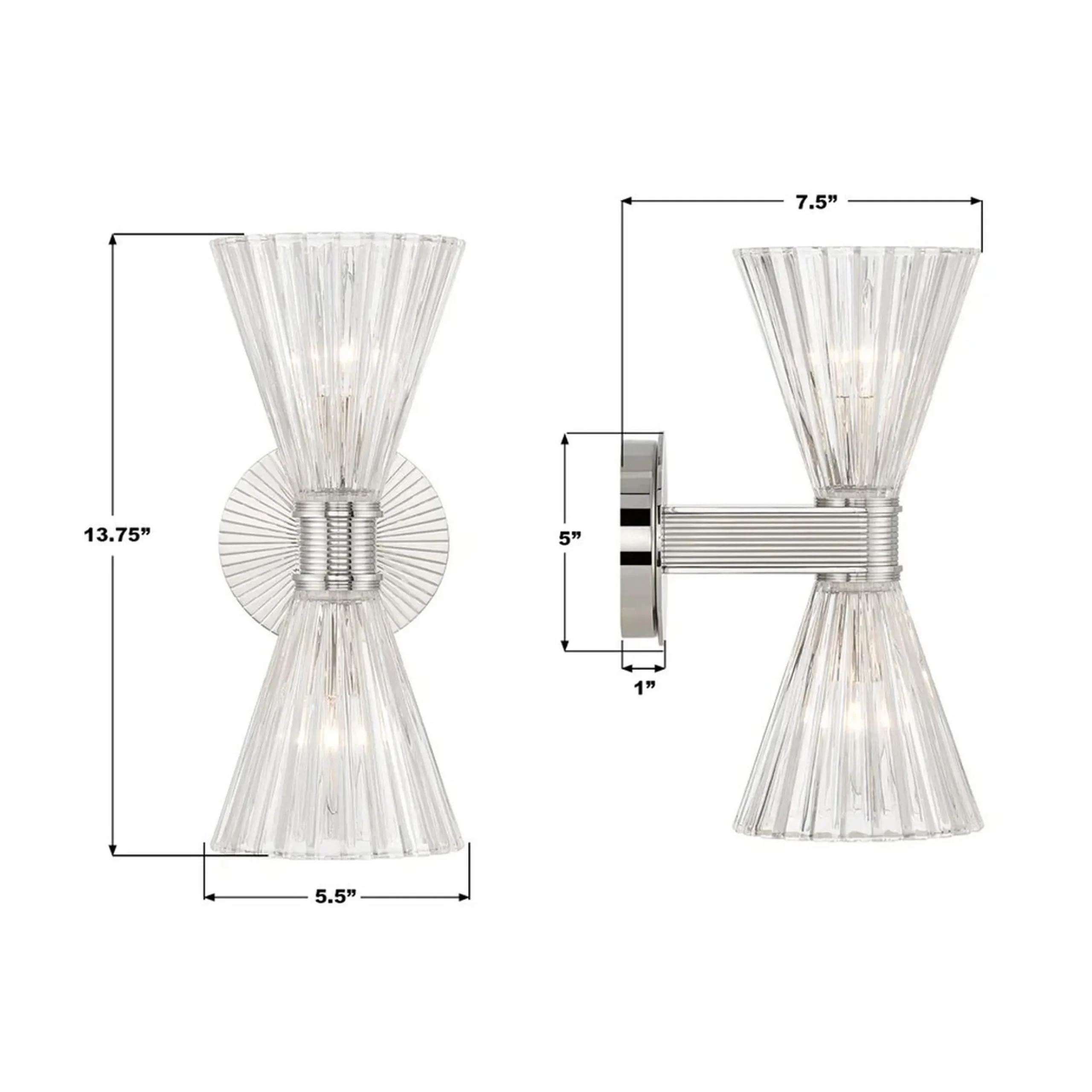 Drewsey Bath Sconce - 2 Light