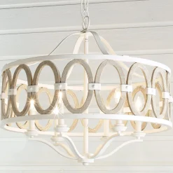 Driftwood Entwined Ovals Chandelier