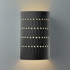 Drip Dot Ceramic Outdoor Sconce - Small - Matte