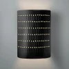 Drip Dot Ceramic Sconce - Large - Matte