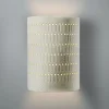 Drip Dot Ceramic Sconce - Large - Crackle