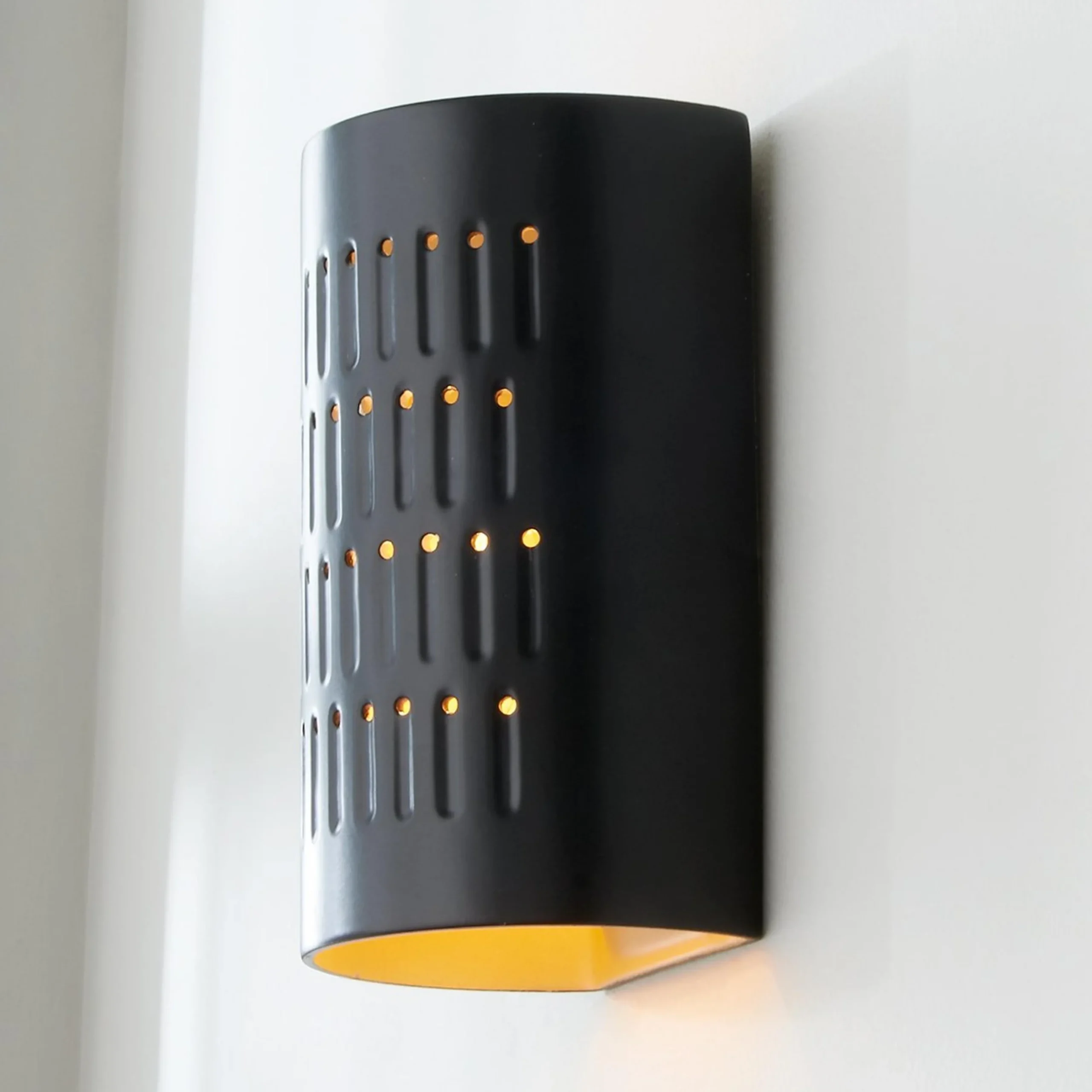 Drip Dot Ceramic Sconce - Small