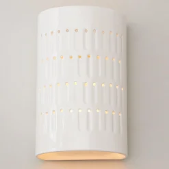 Drip Dot Ceramic Sconce - Small