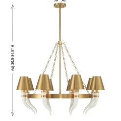 Dynasty Chandelier - 8 Light
