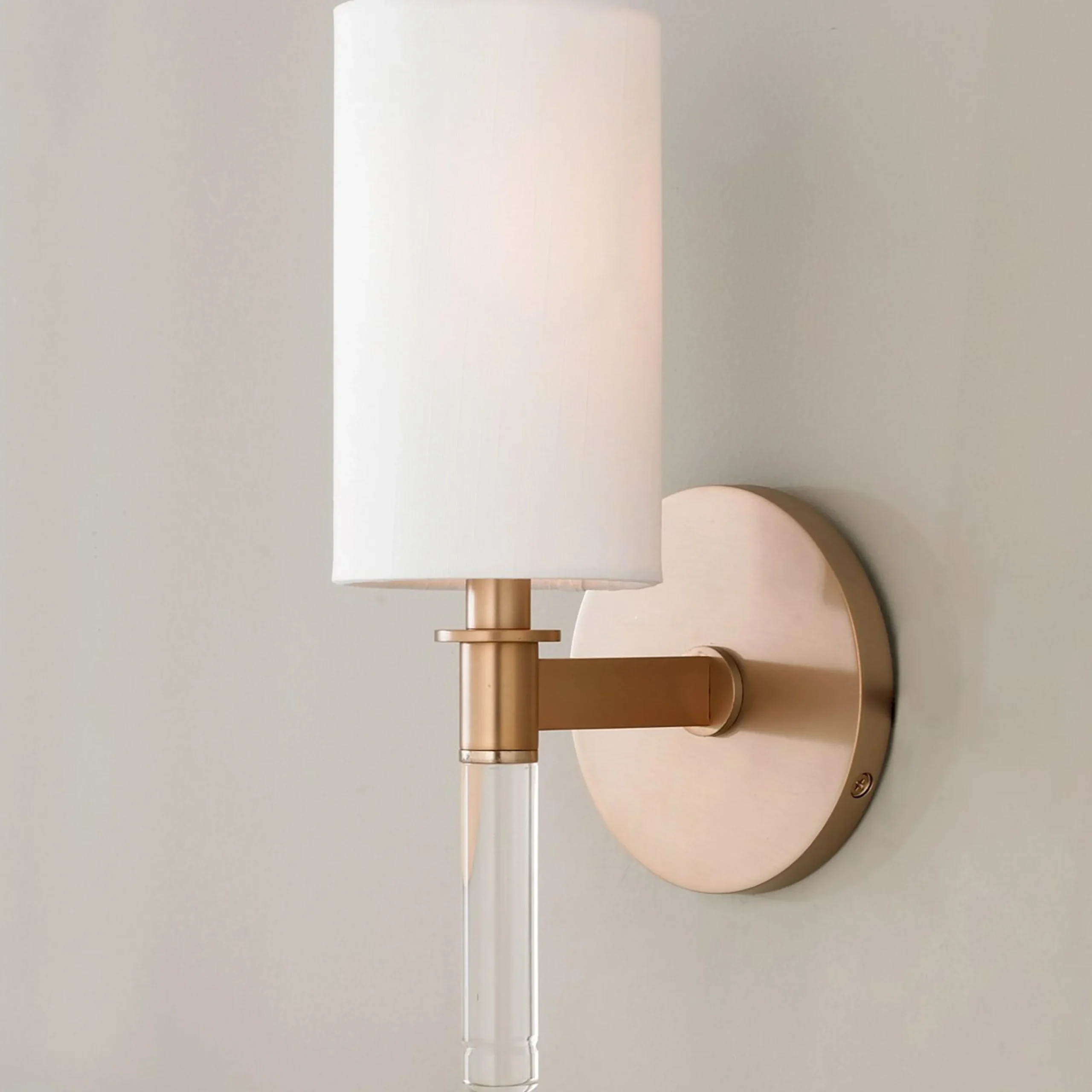 Elegant Crystal Stem Sconce