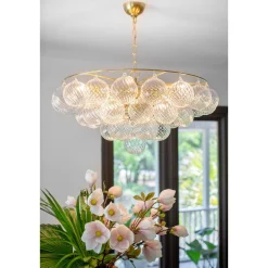Elodie Chandelier - 9 Light - Clear