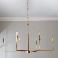 Elongated Spoke Chandelier