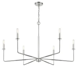 Elongated Spoke Chandelier