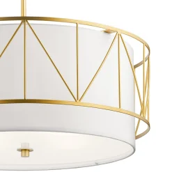 Emmy Geo Drum Chandelier - Large