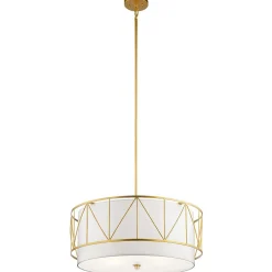 Emmy Geo Drum Chandelier - Large