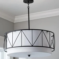 Emmy Geo Drum Chandelier - Large