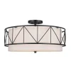 Emmy Geo Semi-Flush Ceiling Light