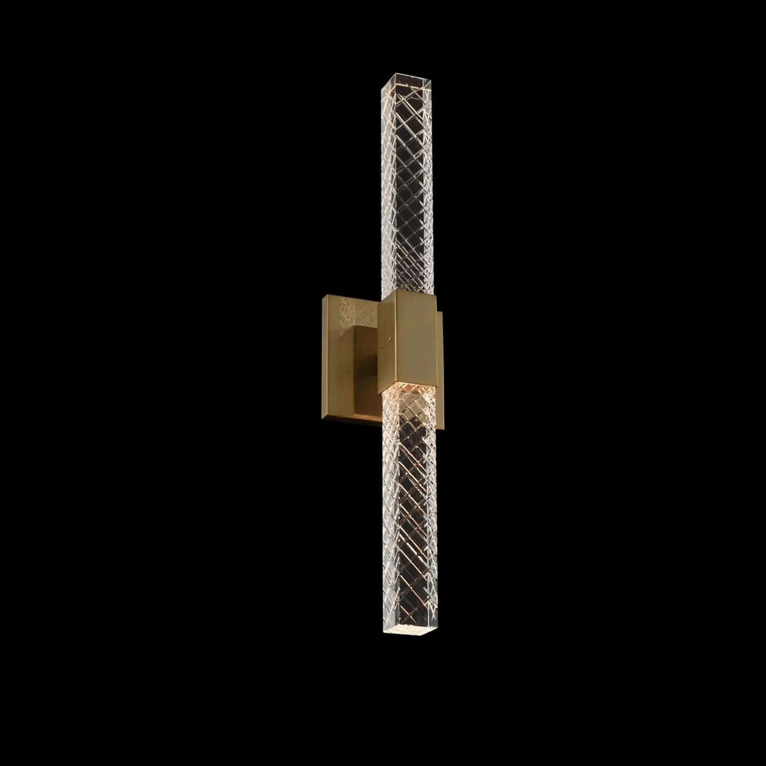 Etched Crystal Sconce