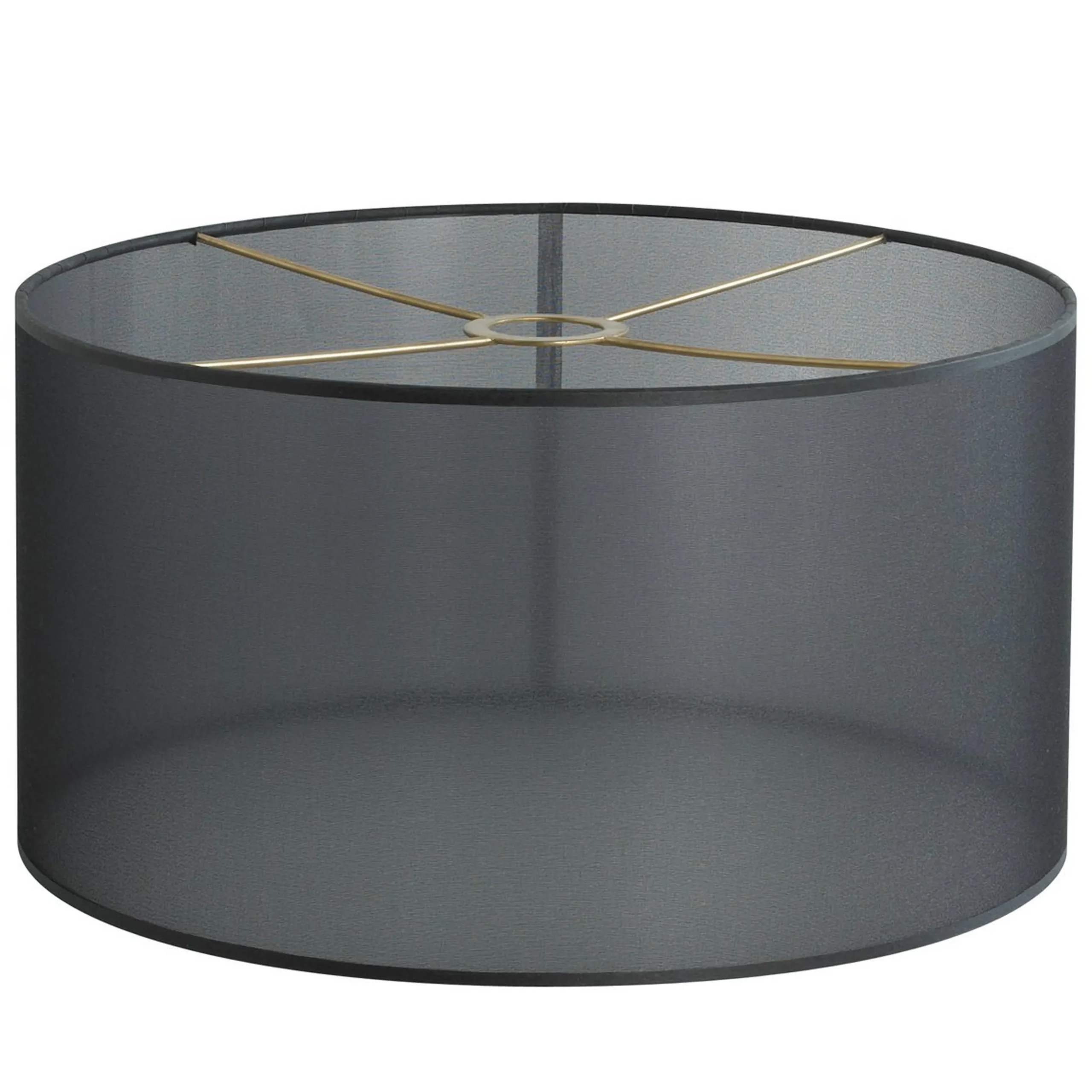 15" Euro Fitter Sheer Elegance Organza Drum Shade