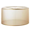 15" Euro Fitter Sheer Elegance Organza Drum Shade