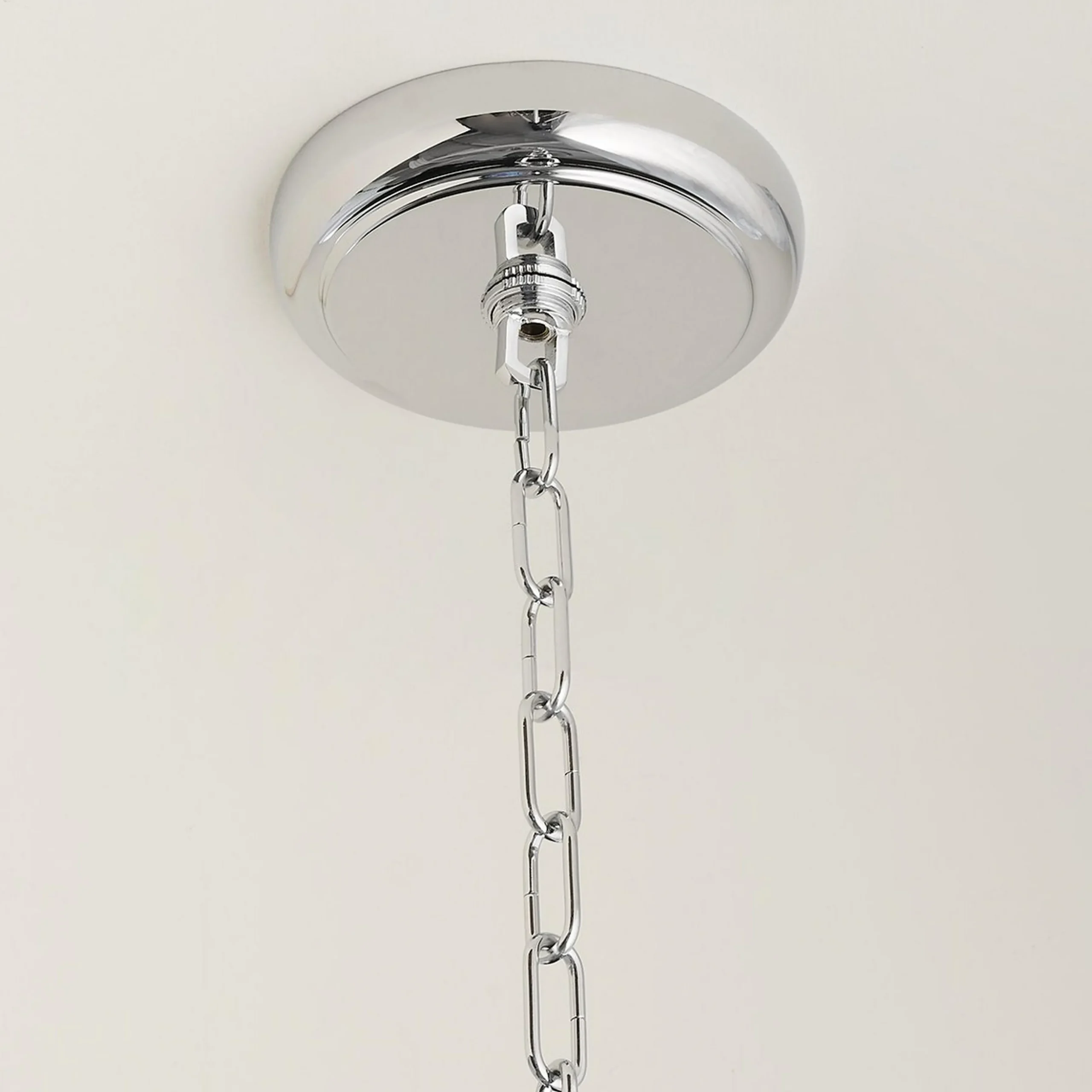 Faceted Glass Layered Chandelier - 25"