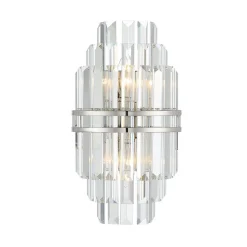 Faceted Regina Sconce