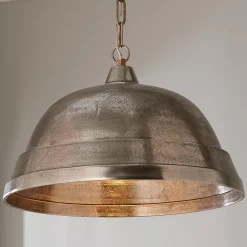 Fire and Earth Pendant - Dome - Medium