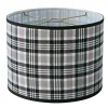 14" Flannel Drum Shade with Euro Fitter
