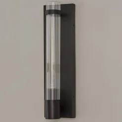 Fluted Cylinder Glass Sconce