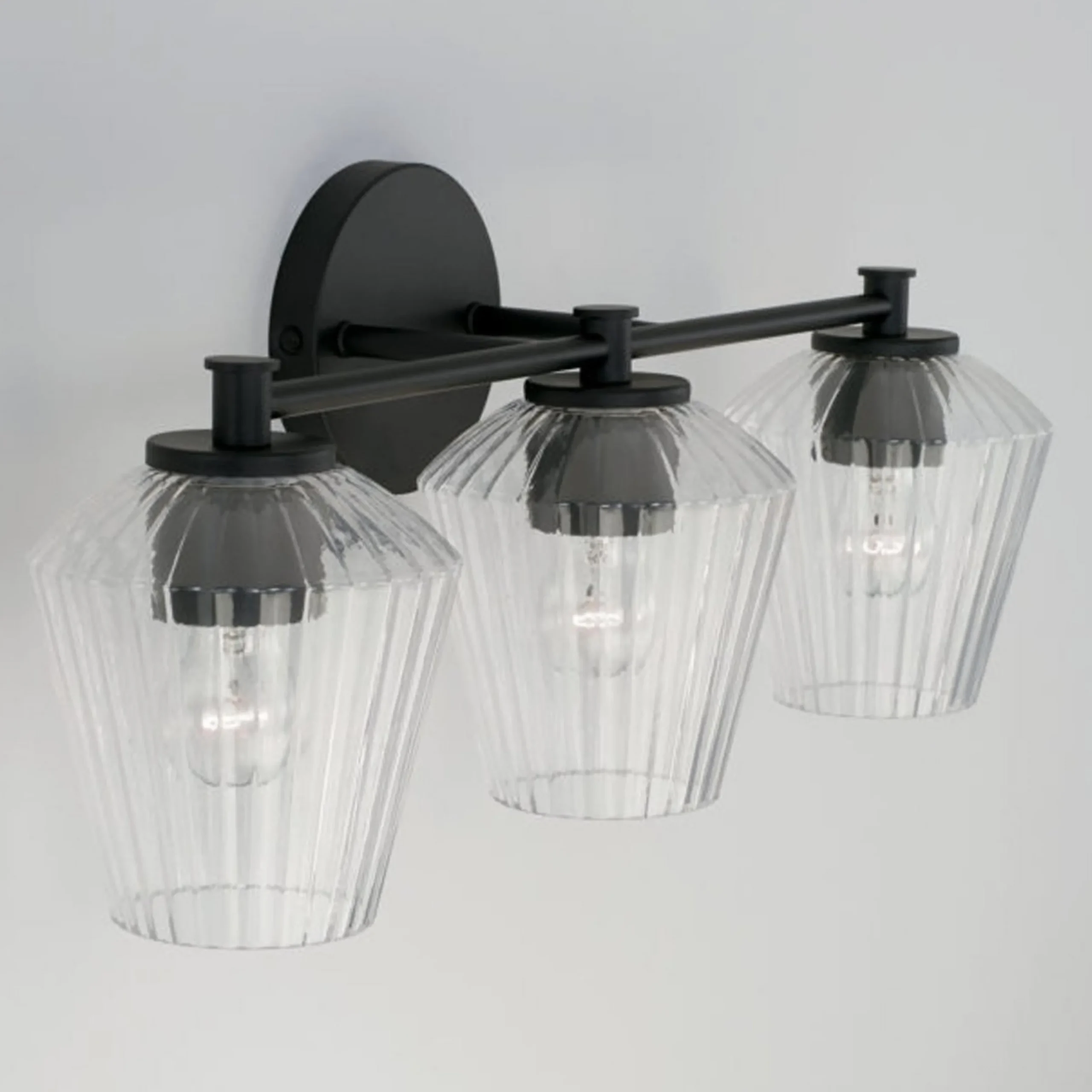 Fluted Felix Vanity Light - 3 Light
