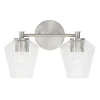 Fluted Felix Vanity Light - 2 Light