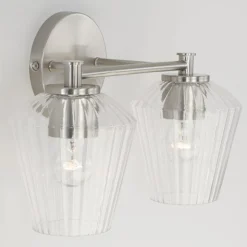 Fluted Felix Vanity Light - 2 Light