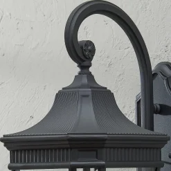 Fluted Trim Outdoor Sconce - Large