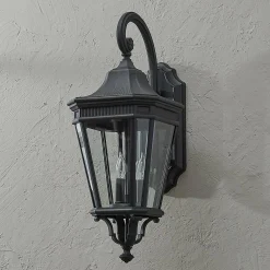 Fluted Trim Outdoor Sconce - Large