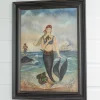 Framed Mermaid Pirate Print