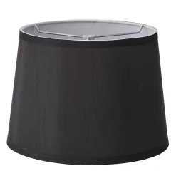 12" French Drum Faux Silk Shade