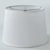 12" French Drum Faux Silk Shade