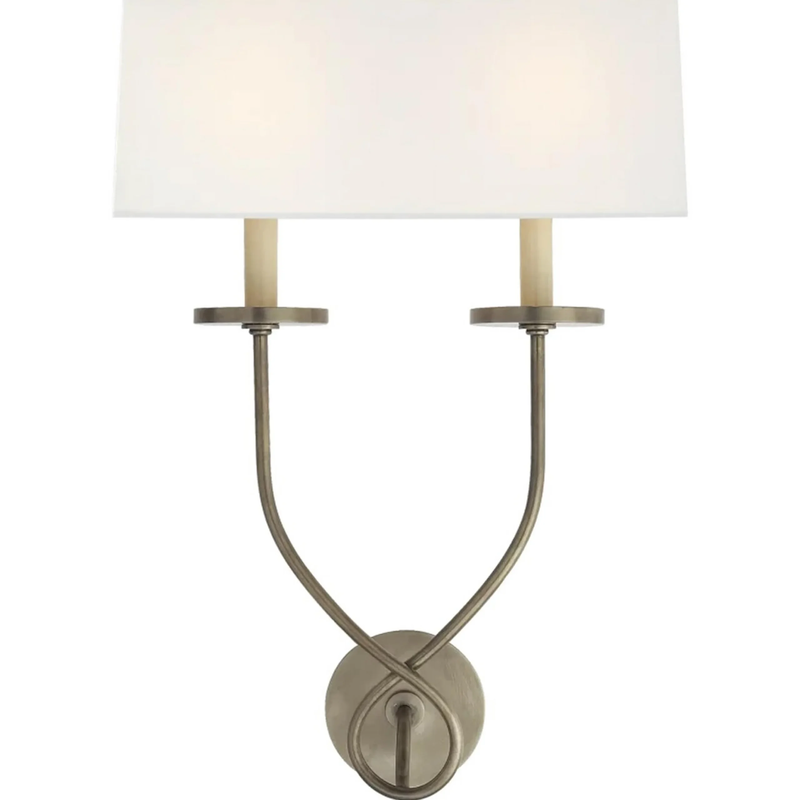 French Twist 2 Light Sconce