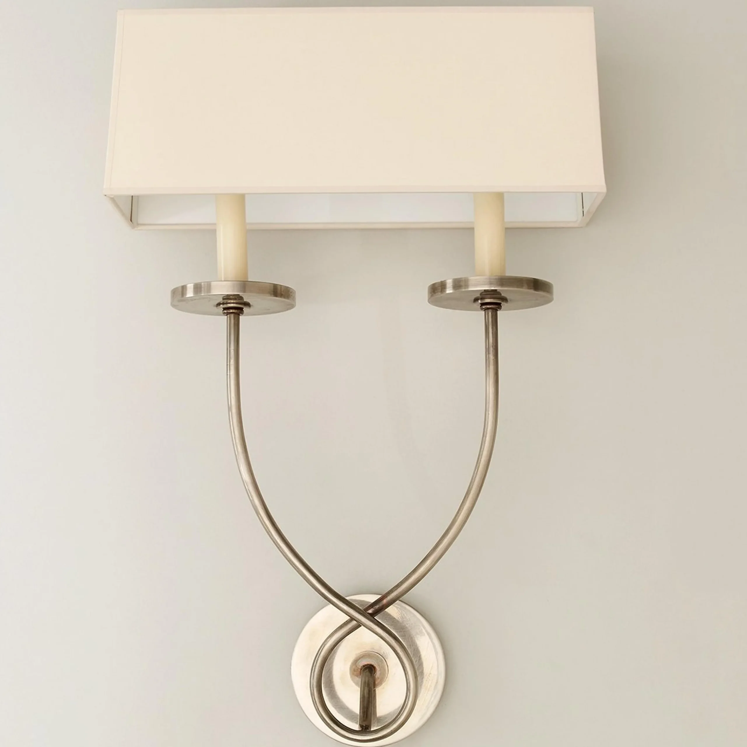 French Twist 2 Light Sconce